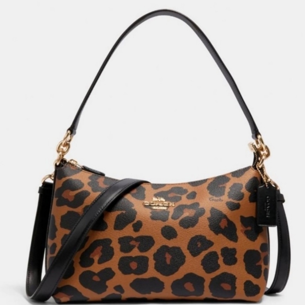 Coach Lewis Crossbody Leopard Gold NWOT Priced to Sell!!FLASH SALE ENDS Tonight!
